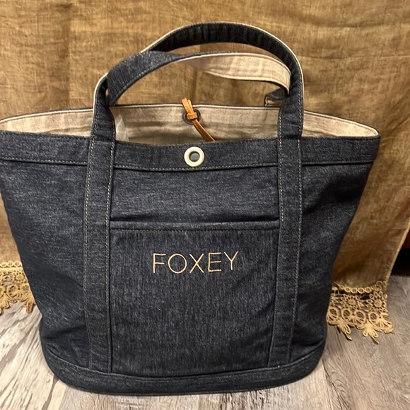 foxey Handbags - Very nice denim tote bag